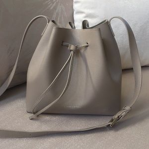 Lancaster Paris Saffiano Drawstring Bucket Bag